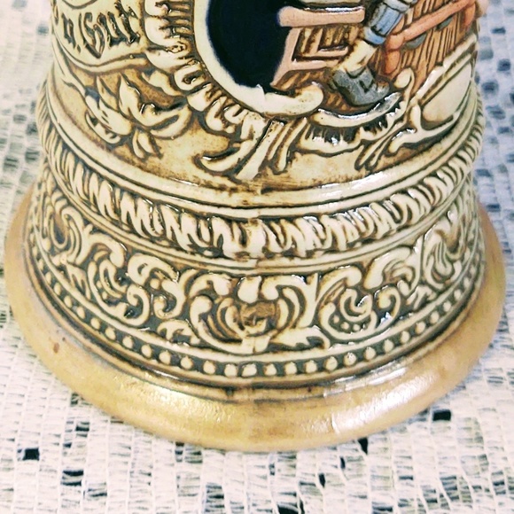 VINTAGE COLLECTIBLE CERAMARTE GERMAN BEER STEIN TAVERN SCENE - Picture 13 of 15